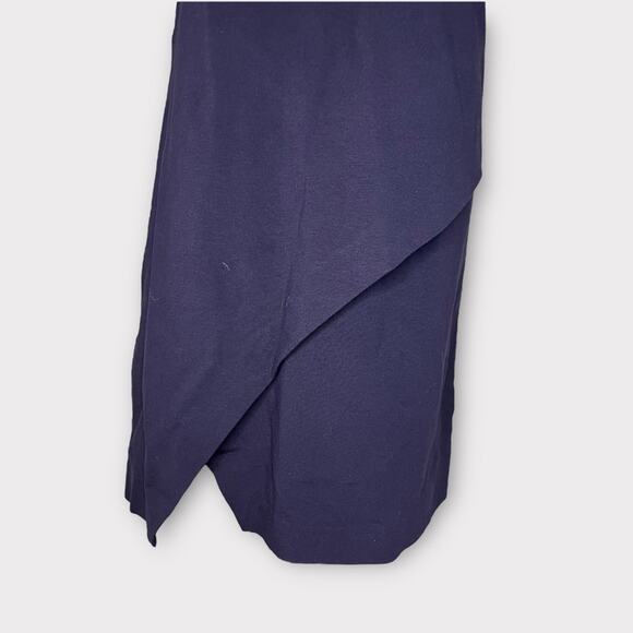 Diane Von Furstenberg DVP Jenn Shift Dress Navy Blue Size 8 - Picture 5 of 10